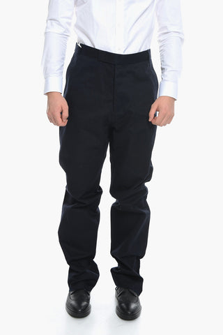 Cotton Twill Flared Trousers