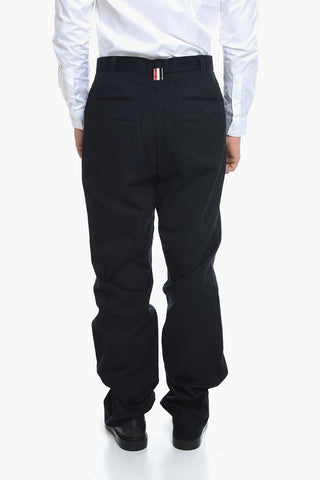 Cotton Twill Flared Trousers