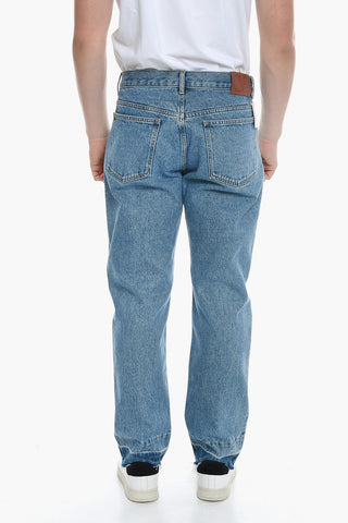 Raw cut-edged Straight Fit Denims 21cm