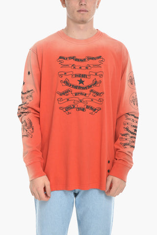 Shaded Effect Long Sleeve T-JUST-LS-E3 T-Shirt