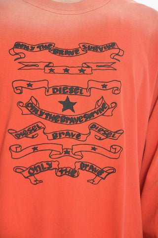 Shaded Effect Long Sleeve T-JUST-LS-E3 T-Shirt
