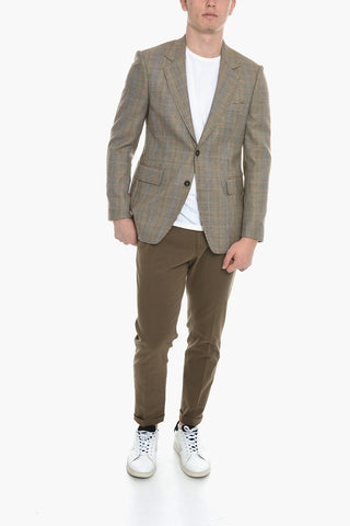 Lined Single Breasted Blazer With Flap Pockets