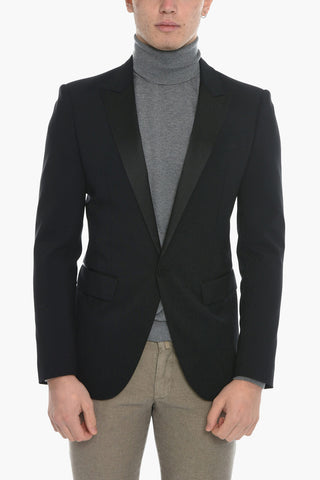 Virgin Wool BERLIN Blazer with Peak Lapel