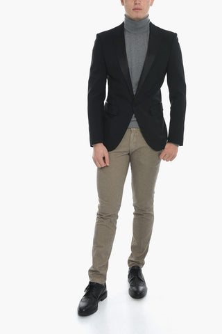 Virgin Wool BERLIN Blazer with Peak Lapel