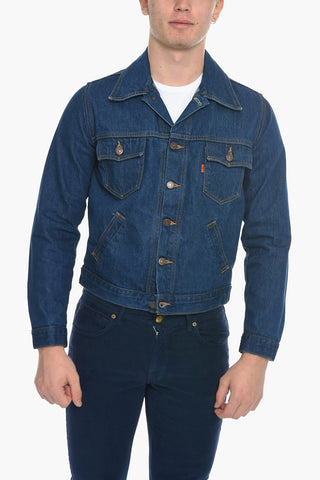 ARCHIVES Giubbotto in Denim con Lavaggio Scuro