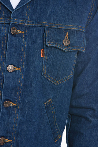 ARCHIVES Giubbotto in Denim con Lavaggio Scuro