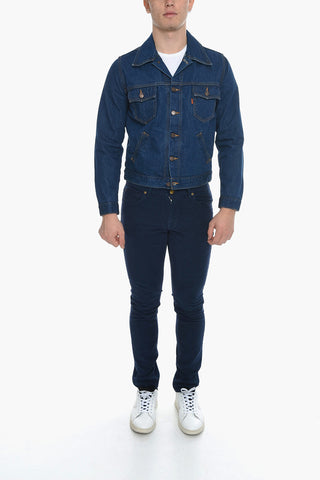 ARCHIVES Giubbotto in Denim con Lavaggio Scuro