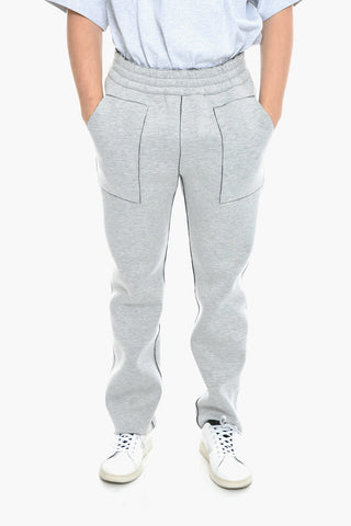 Reversible Casual Pants with Embroidery