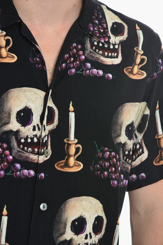 MEMOTO MORI Shirt with Skull Motif