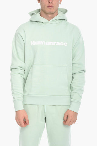 HUMANRACE Felpa Girocollo in Cotone con Logo in Rilievo