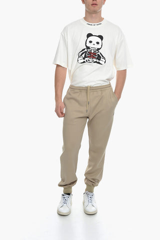 Wool Blend Sweatpants with Cuffs