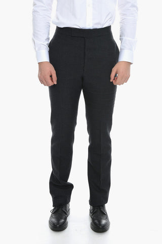 Pantaloni Sartoriali in Lana con Martingala