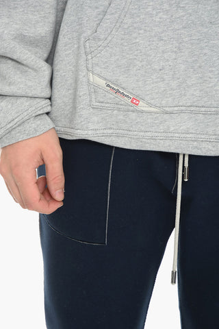 Solid Color Brushed Cotton S-UMMECS Hoodie