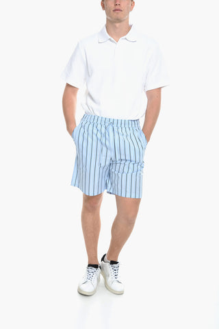 Shorts DEVON A righe Awning con Elastico in Vita