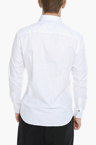 Popeline Cotton Slim Fit Shirt with Standard Collar