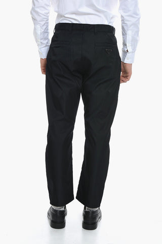 Joggers in Nylon con Logo Patch sul Retro