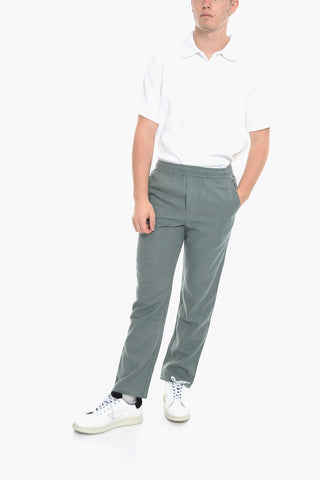 Hemp Blnd JABARI Pants with 4 jetted pocket