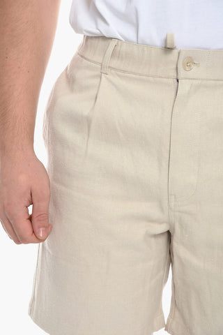 Shorts HAMMEL In Misto Canapa con una Pince