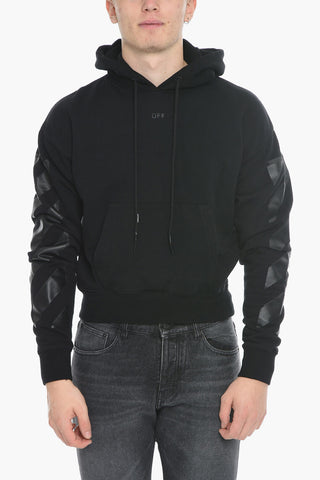 Felpa Hoodie RUBBER ARROW in Cotone