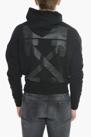 Felpa Hoodie RUBBER ARROW in Cotone