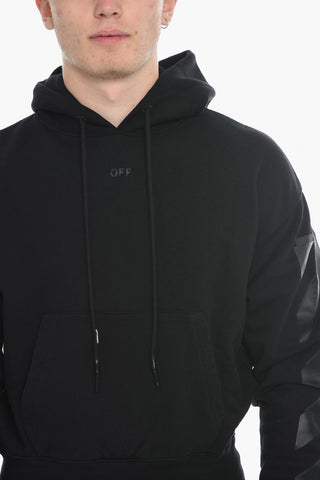 Felpa Hoodie RUBBER ARROW in Cotone