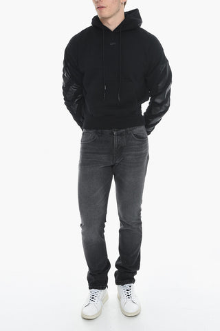 Felpa Hoodie RUBBER ARROW in Cotone