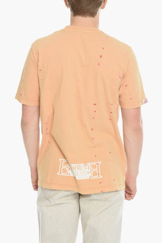 Overdyed Effect T-JUST-E25 Crew-neck T-Shirt