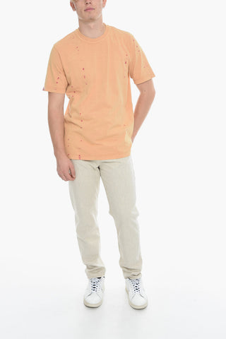 Overdyed Effect T-JUST-E25 Crew-neck T-Shirt