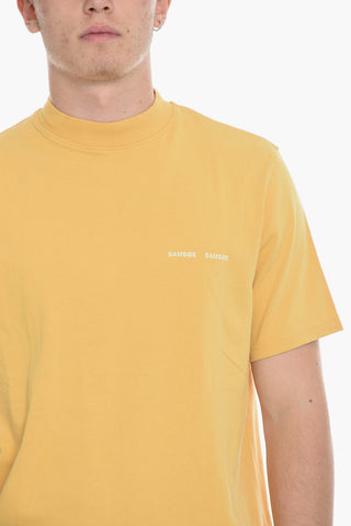Solid Color NORSBRO Crew-neck T-Shirt with Printed Logo