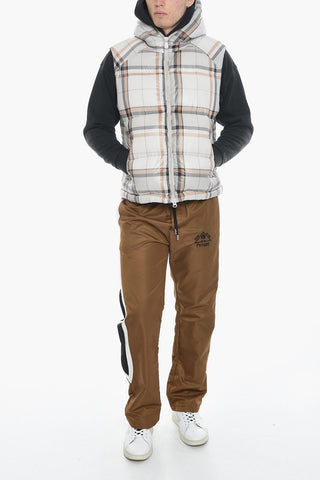 Checked Plaid SLEEVELESS PUCK15 ZEV Padded jacket