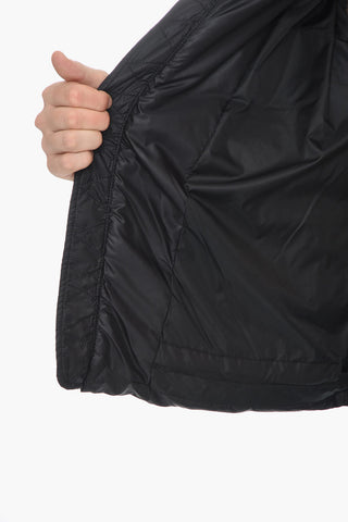 padded MISTERY Jacket with Hood and Print on the Front