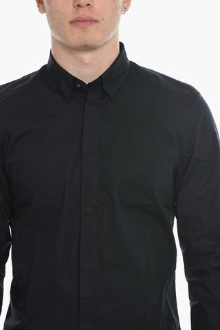 Classic Collar Slim Fit S-NAP Shirt with Hidden Closure