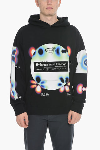 gradient Effect Printed Hoodie