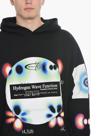 gradient Effect Printed Hoodie