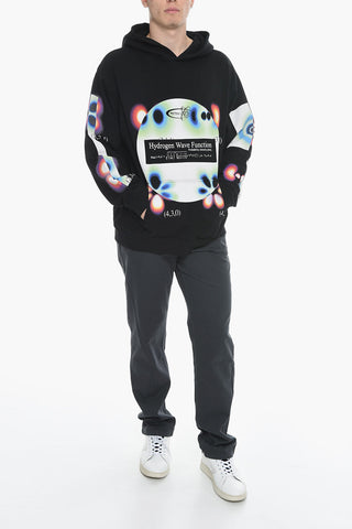 gradient Effect Printed Hoodie