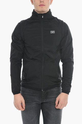 Nylon DARTEE Windbreaker with Detachable Hood