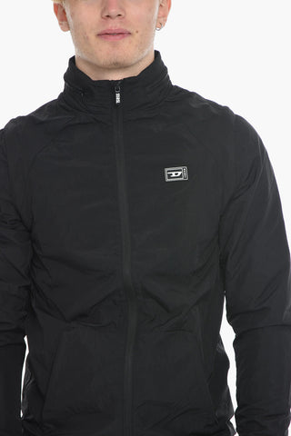 Nylon DARTEE Windbreaker with Detachable Hood