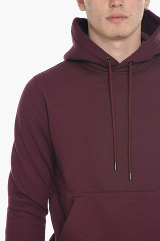 Fleece Cotton Hoodie with Print