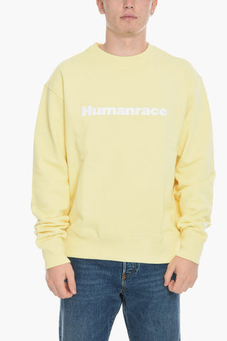 HUMANRACE Cotton Crew-Neck Sweatshirt with Embossed Logo