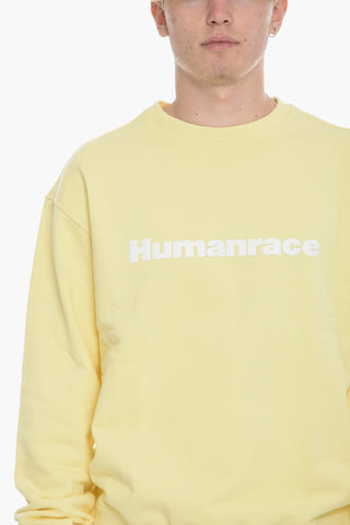 HUMANRACE Cotton Crew-Neck Sweatshirt with Embossed Logo