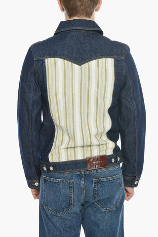 Giubbotto MILES in Denim con Tasche a Contrasto