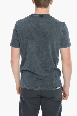 Crew Neck T-Shirt T-DIEGOR-E5 Vintage Effect