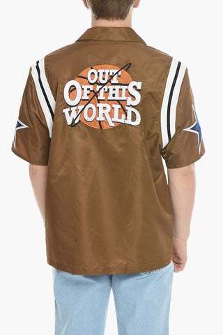 Short Sleeve Nylon Overshirt