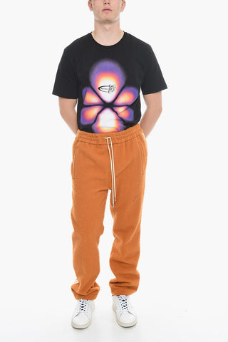 Bouclè Wool Pants with Contrasting Side Band