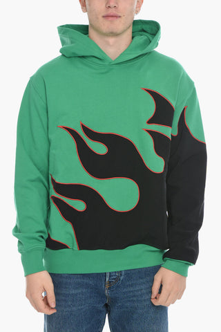 Felpa Hoodie in Doppio Tessuto