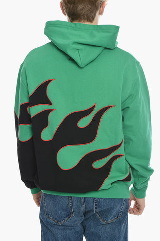 Felpa Hoodie in Doppio Tessuto