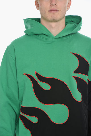 Felpa Hoodie in Doppio Tessuto