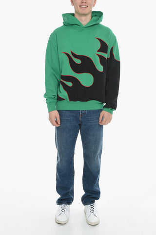 Felpa Hoodie in Doppio Tessuto