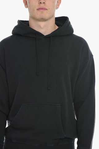 Felpa Hoodie S-UMMER-E7 Effetto Acid Wash