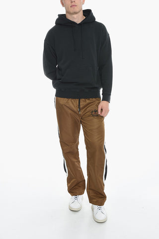 Felpa Hoodie S-UMMER-E7 Effetto Acid Wash